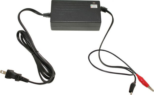 Charger - 12V, 2A, Alligator Clips, Trickle Charger