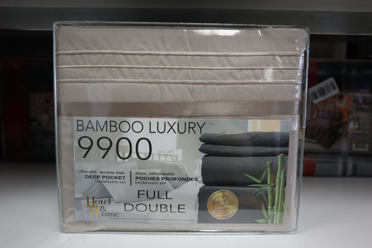 Bamboo Home Luxury 3pc Sheet Set - Beige