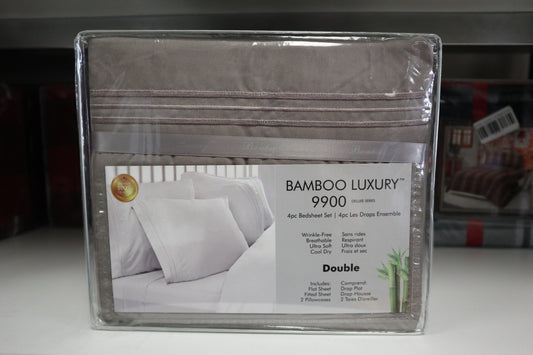 Bamboo Home Luxury 3pc Sheet Set - Brown