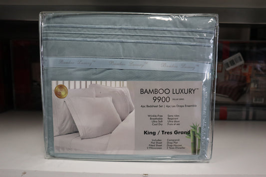 Bamboo Home Luxury 3pc Sheet Set - Green