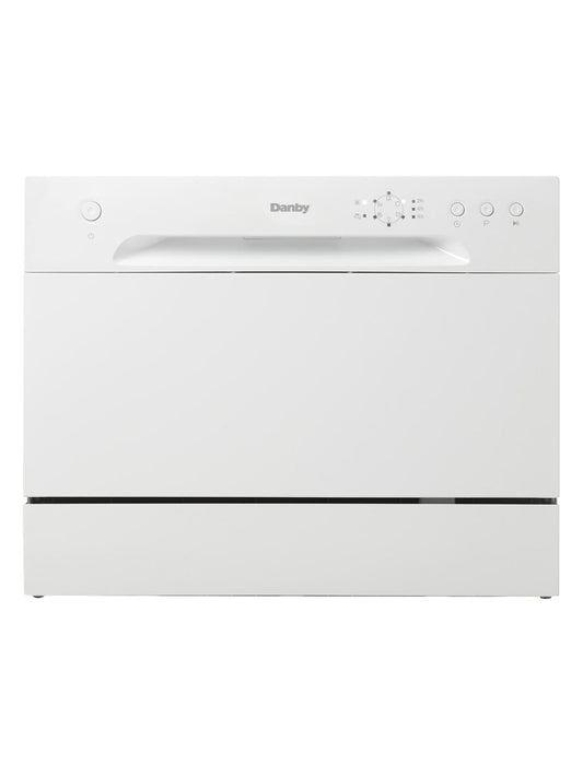 Danby 6 Place Setting Countertop Dishwasher in White