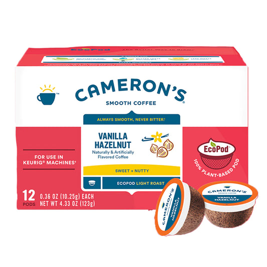 Cameron's Vanilla Hazelnut Coffee Pods - 12 Pack